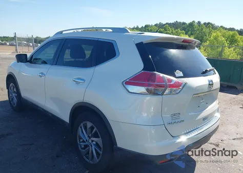 2016 Nissan Rogue Sl from USA, damaged, VIN 5N1AT2MT9GC742428